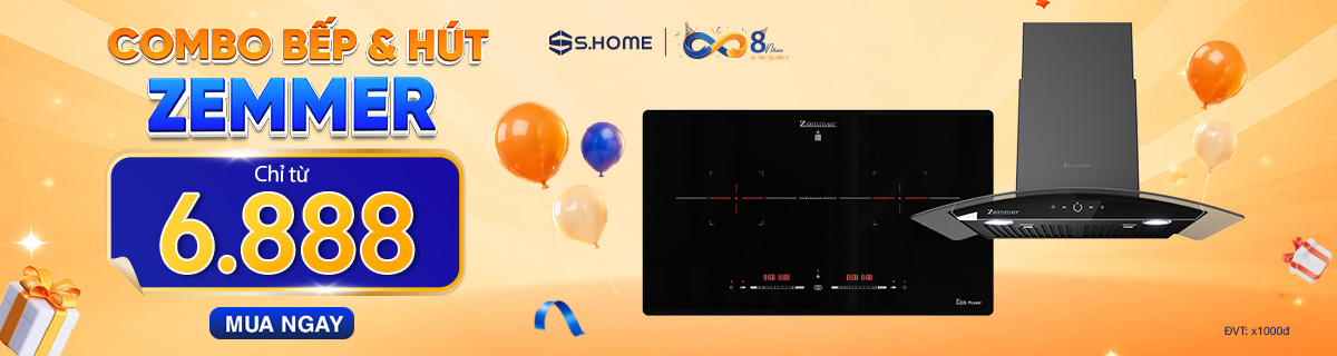 Combo Bếp Từ và Hút Mùi Zemmer 7990K